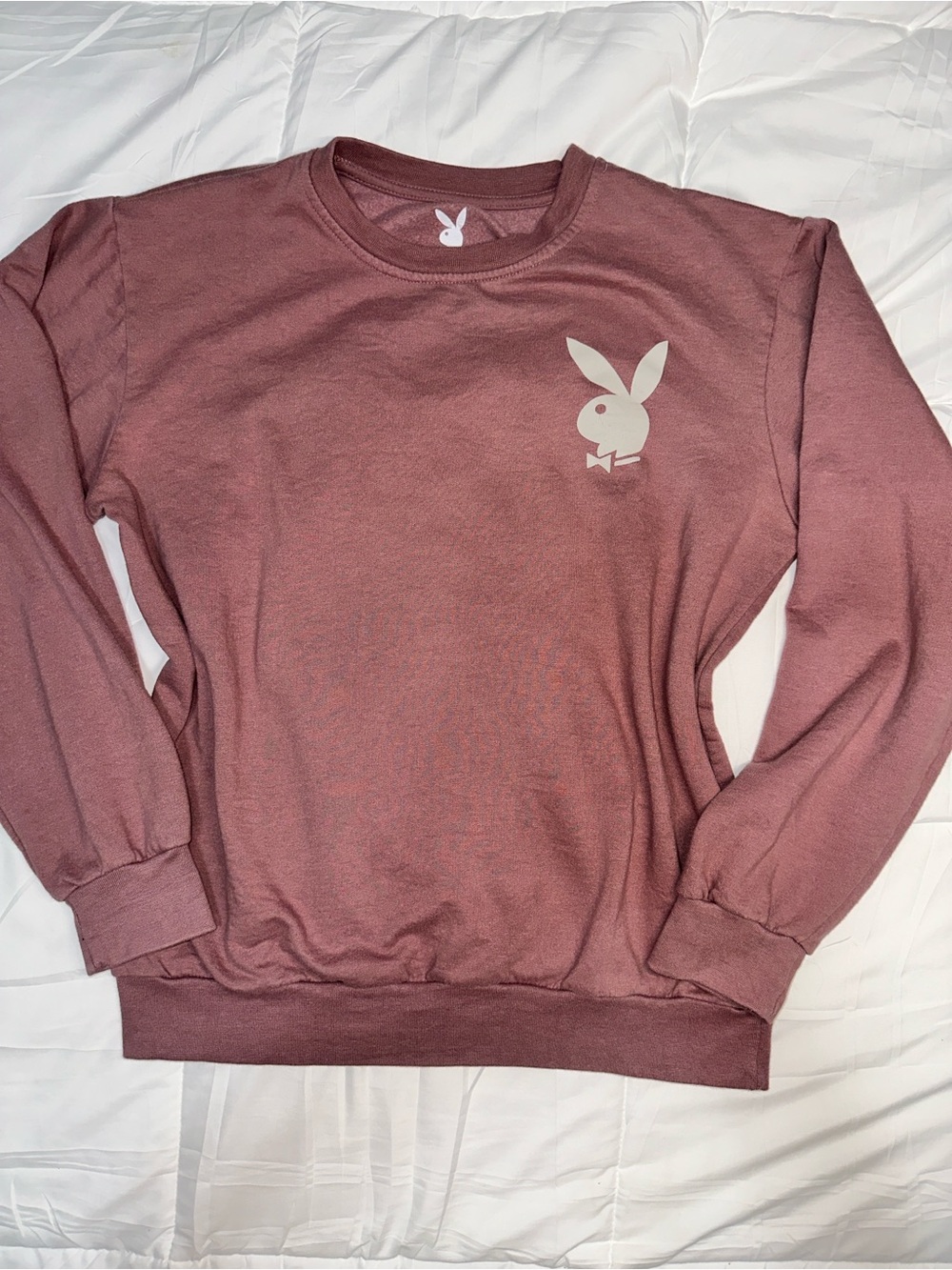 Playboy | Bunny Logo Graphic Crewneck Sweatshirt | L